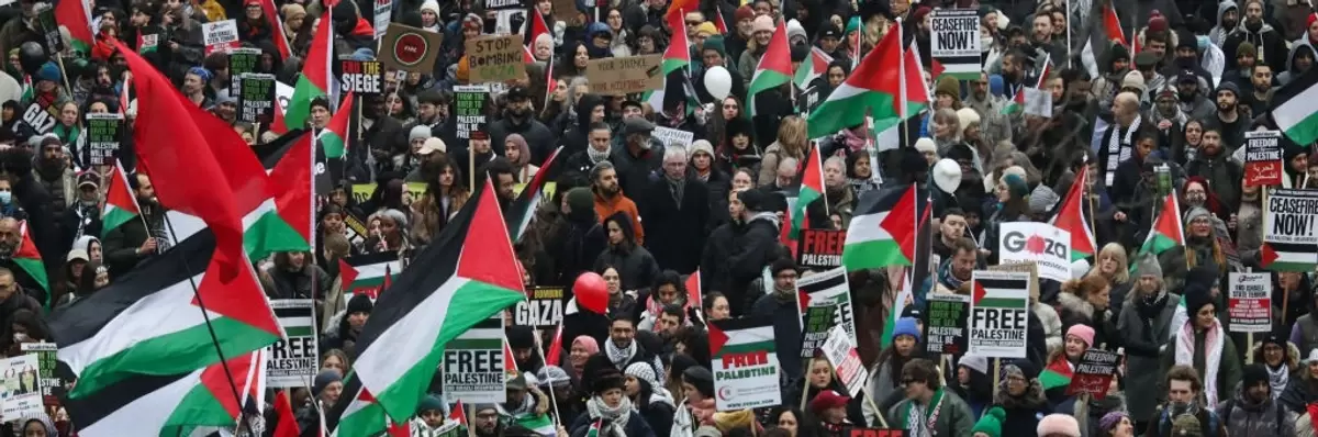 غزہ کے لیے عالمی مارچ: 54 ممالک کے ہزاروں افراد کی شرکت، قافلہ رفح سرحد کی جانب رواں دواں