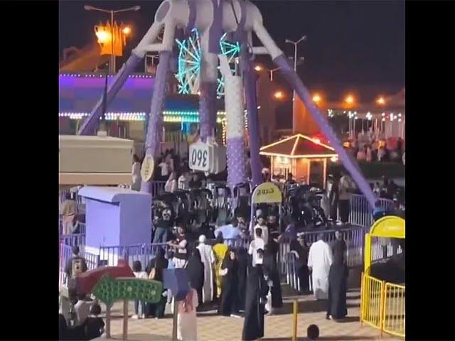 سعودی عرب کے طائف میں جھولا گرنے سے 23 افراد زخمی، تین کی حالت نازک